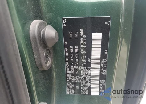 2023 Toyota Sienna Le из США, поврежденный, VIN 5TDKSKFC7PS088620